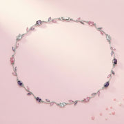 Blossom Vine Necklace | Gold, Silver