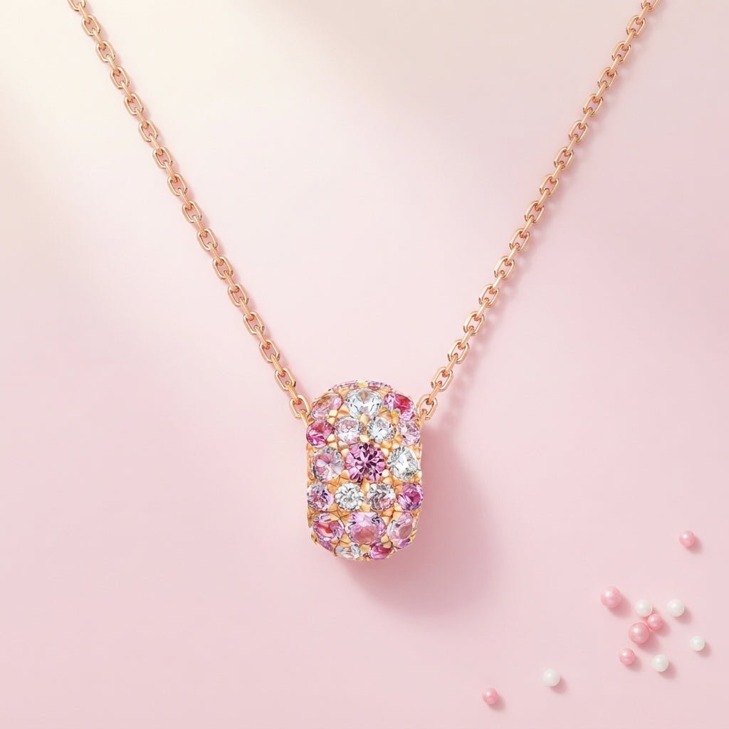 Blush Confetti Necklace