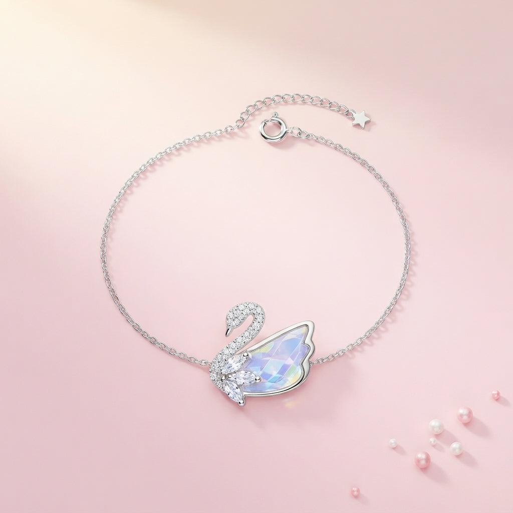 Aurora Swan Bracelet